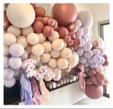 Гирлянда из воздушных шаров в стиле БОХО на день рождения XXL