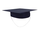 ДЕТСКАЯ БИРЕТА С ЛЕНТОЙ-УШКОЙ - ЧЕРНАЯ