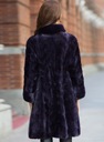 Luksusowy Płaszcz Futro z Norek Mink Fur 40 L Rodzaj naturalne