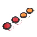 4SZT. 2,5-CALOWA КРУГЛАЯ ЛАМПОЧКА KONTROLNA СВЕТОДИОДНЫЕ 10 V-30 V ФАРА O W4  фото 7