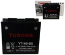 TUBORG AGM YT14B-BS аккумулятор 12В 12Ач 220А ЗАМЕНА YUASA VARTA EXIDE