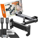 UCHWYT NA TABLET ZAGŁÓWEK DŁUGI KABEL USB C/USB C