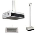 КОРПУС ПРОЕКТОРА БЕЗУПРЕЧНОЕ ПОТОЛОЧНОЕ КРЕПЛЕНИЕ