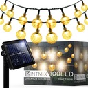 СОЛНЕЧНАЯ САДОВАЯ ГИРЛЯНДИЯ СОЛНЕЧНЫЕ ЛАМПЫ 100 СВЕТОДИОДНЫХ ЛАМПОЧЕК ДЛЯ БАЛКОНА