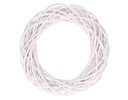 Wianek wiklinowy ringo biały 25cm