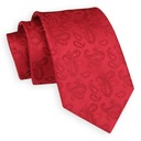 Красный мужской галстук Angelo di Montipaisley