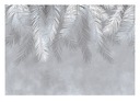 Фотообои ПЕРЬЯ 3D ПАЛЬМОВЫЕ ЛИСТЬЯ НА СТЕНУ 312x219