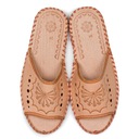 KAPCIE DAMSKIE SKÓRZANE GÓRALSKIE ODDYCHAJĄCE r.39