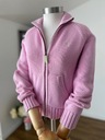Ralph Lauren różowy bawełniany sweter XS rozpinany w stylu bluzy Rodzaj bez kaptura rozpinane