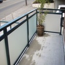 Матовая матовая оконная пленка 100x50 см, замороженная для балконного окна