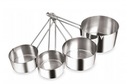 НАБОР ИЗ 4 КУХОННЫХ МЕРОК KiNGHOFF, сталь