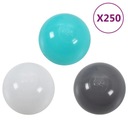 vidaXL Hrací stan s 250 loptičkami, modrý, 120x120x90 cm Farba odtiene modrej