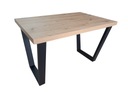 LOFT Раздвижной стол 120-220x80 Металлические трапециевидные ножки