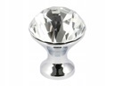 МЕБЕЛЬНАЯ РУЧКА CRYSTAL 1124 25MM ХРОМ
