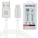 SWISSTEN Kabel przewód do ładowania USB-C 0,2m 3A EAN (GTIN) 8595217455238