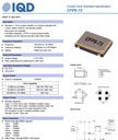 66 МГц CFPS-73 SMD IQD Кварцевый генератор 5x7 мм 3,3 В 66,0 МГц ___ [1 шт.]