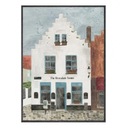 Бохо архитектура путешествия плакат ботаническая живопись на холсте