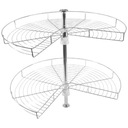 Kosz Półka obrotowa 3/4 fi 820mm BIEL