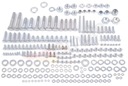 Комплект винтов на весь мотоцикл + оцинкованные винты двигателя WSK 125 B3.