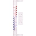 Термометр наружный приклеенный, белый, 23 см