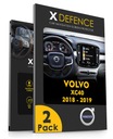 ЗАЩИТНОЕ СТЕКЛО 2в1 ДЛЯ ЭКРАНА НАВИГАЦИИ ДЛЯ VOLVO XC40 2018-2019 8.7