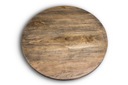 Столешница из массива круглого дуба fi40 x 2 см СТОЛ ИЗ СТАРОГО ДЕРЕВА