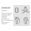 OUTDOOR CAMPING DIODO LUMINOSO LED NIGHT-GREY 