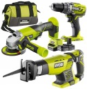RYOBI GRINDER ОТВЕРТКА РЕЦИМЕРНАЯ ПИЛА + 2 Ач