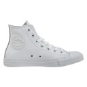 Dámske kožené topánky Tenisky Converse CT All Star Lthr HI 1T406 Biele Výška podpätku/platformy 1 cm