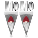 КОРОБКА ДЛЯ СТОЛОВЫХ ПРИБОРОВ, РОЖДЕСТВЕНСКИЙ НАБОР ДЛЯ БУТЫЛОК, 2 шт.