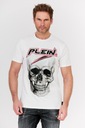 Philipp Plein Biele tričko s lebkou a logom XXL Dominujúci vzor iný vzor