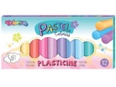 PLASTELINA SZKOLNA 12 PASTELOWYCH KOLORÓW COLORINO