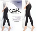 ЛЕГИНСЫ GATTA 100 DEN МИКРОФИБРА NERO 2-S