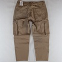 TERRANOVA nohavice džínsové horčicové cargo milície široké nohavice W31 82cm Dĺžka nohavíc dlhá