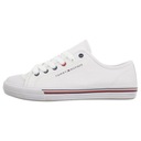 Topánky Tenisky pre deti Tommy Hilfiger Low Cut Sneaker White Vrchný materiál textil