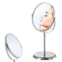 ДВУХСТОРОННЕЕ УВЕЛИЧИТЕЛЬНОЕ КОСМЕТИЧЕСКОЕ СТАЛЬНОЕ ЗЕРКАЛО