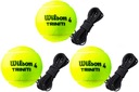 3szt Piłka tenisowa na gumce WILSON Tenis trainer