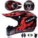 Детский кросс -шлем мотор эндуро Quad +Gloves +Goggles