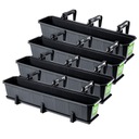 4x БАЛКОННЫЙ ЯЩИК 80см, РУЧКИ ДЛЯ ЦВЕТОЧНЫХ ГОРШКОВ