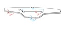 VOLANT TUYAU 80CM 22MM TRAVERSE CROSS KXD PITBIKE MRF APOLLO RFZ SILVEphoto 7