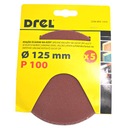 Диски для наждачной бумаги на липучке 125мм P100 - 5 шт.