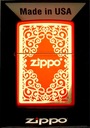 Зажигалка ZIPPO METALIC RED ORNAMENTAL LASERED