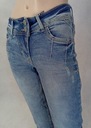 Nohavice jeans modrý zips Scarlett Cecil 25/32 Stredová část (výška v páse) stredná
