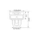 ЗАЖИМЫ MONTAZOWE TOYOTA 10 ШТ EINPARTS  фото 6