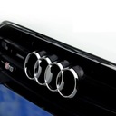 EMBLEMA INSIGNIA AL PARTE DELANTERA AUDI A3 / A4 / B7 / B8 / A5 PLATEADO LUSTRE 273 MM 