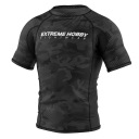 Rashguard с короткими рукавами мужская черная xl extreme hobby