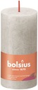 Свеча Bolsius Rustic Shine 100/50 СЕРЫЙ ПЕСОК