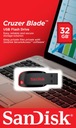 SanDisk Cruzer Blade pamięć USB 32 GB USB Typu-A 2.0 Czarny, Czerwony Kolor czarny