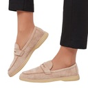 СВЕТЛО-КОРИЧНЕВЫЕ ЖЕНСКИЕ МОКАСИНЫ RIMETT 38