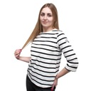 Pruhované tričko bielo čierne COSTA DEL SOL S Pohlavie Výrobok pre ženy